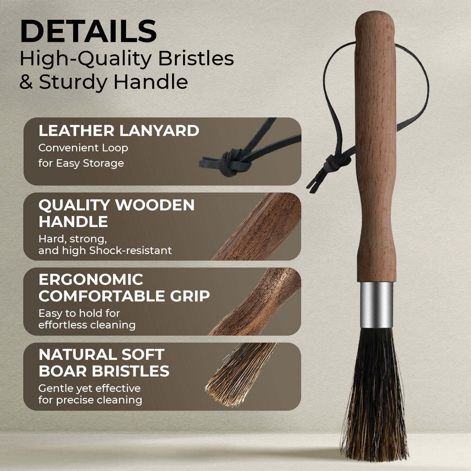 Coffee Cleaning Brush (8"), KFCB02